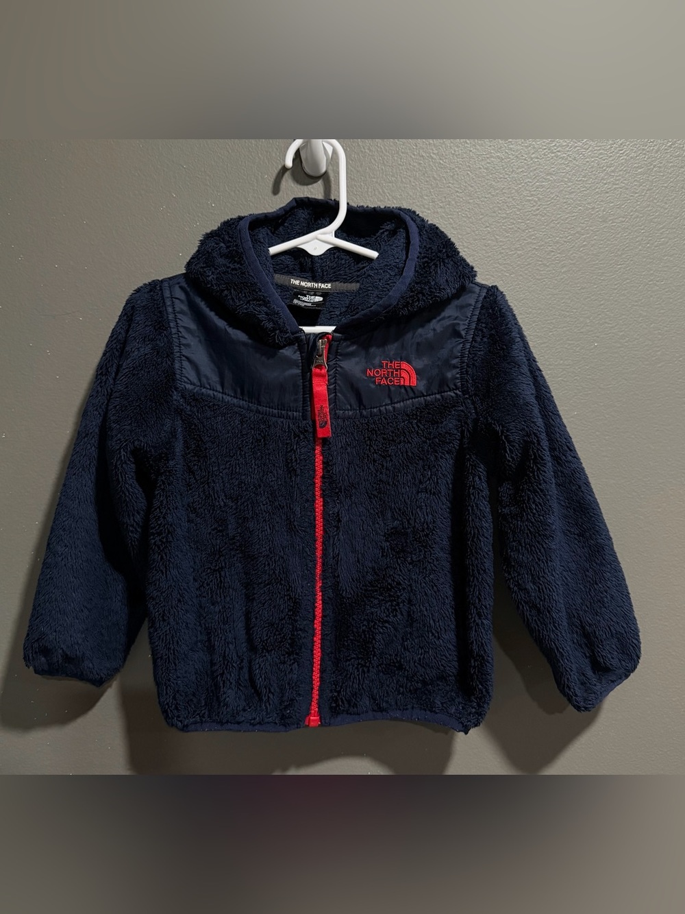 The North Face Kids Oso Full Zip Hooded Fleece Jacket INFANT BABY BOY 18-24m